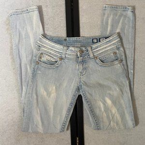 MISS ME Skinny Jeans JP5128SK Diamonds Rhinestones